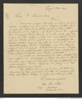 Nachlass Franz Steindachner, Brief von Carl Böhm an Franz Steindachner (05.10.1919), Inv.Nr. 44.01, Seite 1